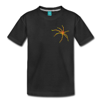 Araignée rayée claire-Tee shirt