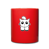 Chaton kawaii manga-Tasse
