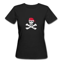 jolly roger pirate-Tee shirt