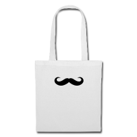 moustache boucles rondes-Tote Bag