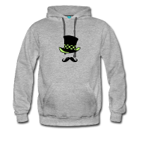 Moustache chapelier-Sweat-shirt à capuche