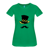Moustache chapelier-Tee shirt
