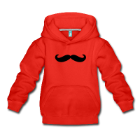 Moustache classique-Sweat à capuche