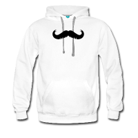 moustache épaisse crans-Sweat-shirt à capuche