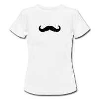 moustache épaisse crans-Tee shirt