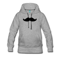 moustache épaisse-Sweat-shirt à capuche