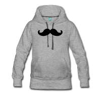 moustache ronde-Sweat-shirt à capuche