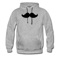moustache-Sweat-shirt à capuche