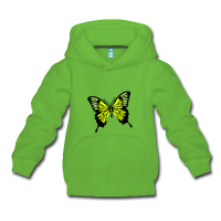 Papillon 3 motifs-Sweat à capuche
