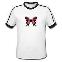 Papillon 3 motifs-Tee shirt