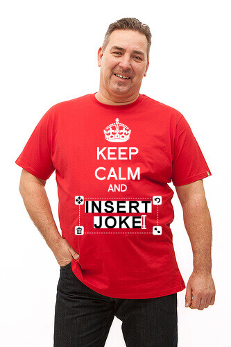 Tee shirt standard rouge keep calm
