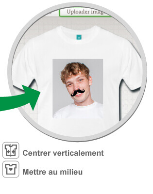 Imprimer un tee shirt moustache personnalisé