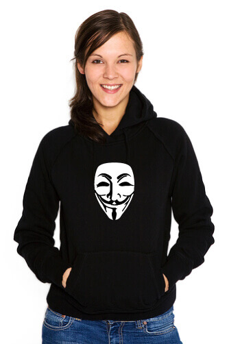 Sweat noir geek personnalisé