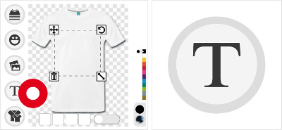 Personnalisez un t-shirt avec votre blague et votre texte.