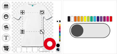 Personnaliser la couleur du t-shirt.