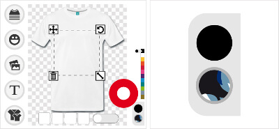 Personnalisez les couleurs du design à imprimer.