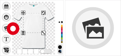 Imprimer un t-shirt avec une image personnelle en ligne.