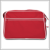 Sac de sport retro rouge à personnaliser.