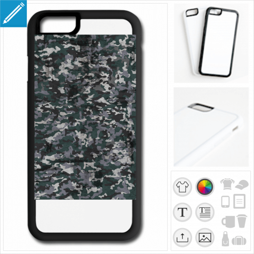 coque mobile camouflage  personnaliser et imprimer en ligne