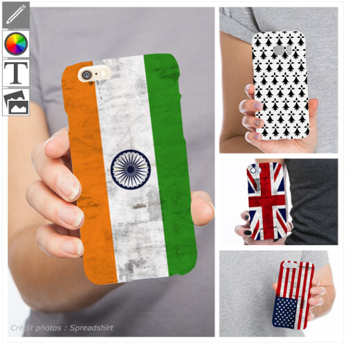 Coque portables  personnaliser, avec drapeau de pays  imprimer en ligne. Les drapeaux sont au format des coques  impression intgrale courantes.