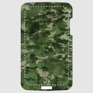 Camouflage militaire vert  marques d'usure et texture vintage, image HR pour coque mobile.