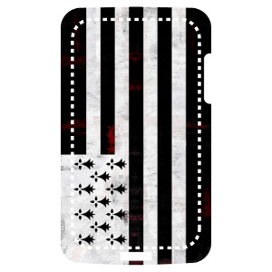 Design haute rsolution de drapeau breton vintage, pour impression sur coque de tlphone.