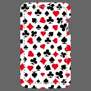 Coque pour portable Design poker  symboles de cartes  jouer customis.