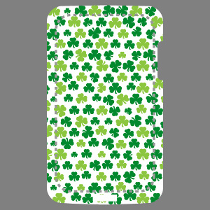 Shamrocks irlandais, design Irlande et Saint Patrick pour impression sur coque mobile.