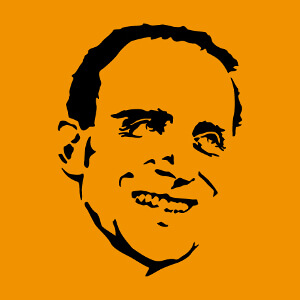 Personnalisez un t-shirt littrature avec ce portrait de l'crivain Boris Vian stylis.