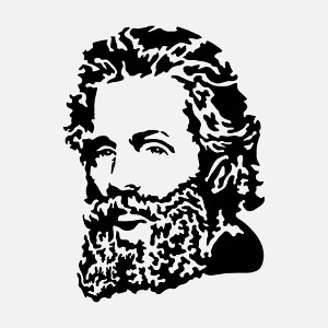 T-shirt Herman Melville  crer soi-mme.