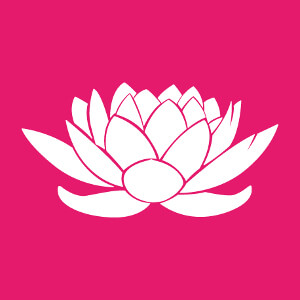 Fleur de lotus stylisée, un design fleur et décoration.
