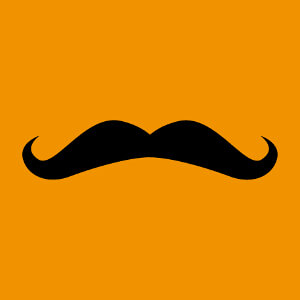 Personnalisez votre t-shir moustache avec cette moustache de hipster une couleur.