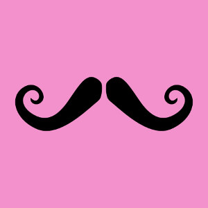 Cadeau Moustache franaise retro  boucles  imprimer soi-mme en ligne.