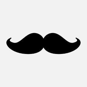 T-shirt Moustache de hipster en ligne à créer et personnaliser en ligne.