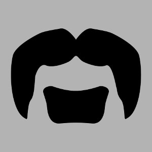 Moustache de rocker  personnaliser en ligne.