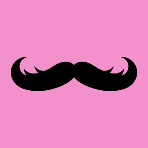 T-shirt Moustache fantaisie à petits pics ébouriffés à imprimer soi-même en ligne.