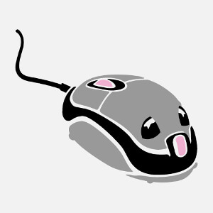 Article Souris geek en style kawaii  crer et personnaliser en ligne.