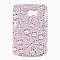 Chatons mignons sur fond rose, design manga et kawaii pour tlphone.