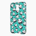 Pandas rigolos en style manga, un design kawaii spcial impression sur coque.