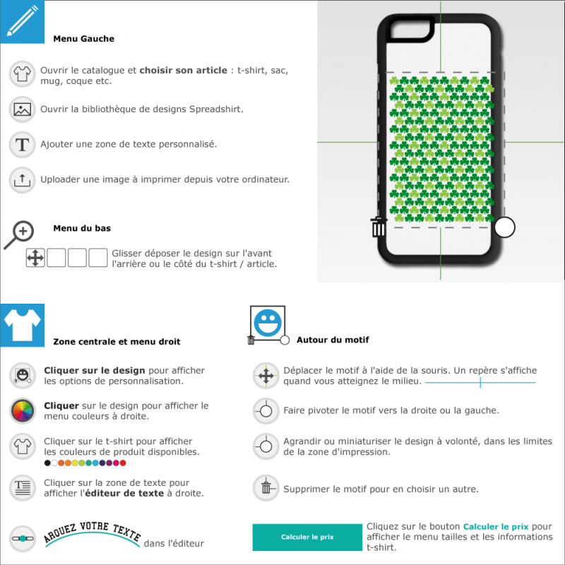 Imprimer une coque shamrocks