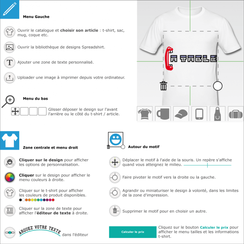 Imprimer votre tee shirt Manger du code bouche  crer soi-mme 