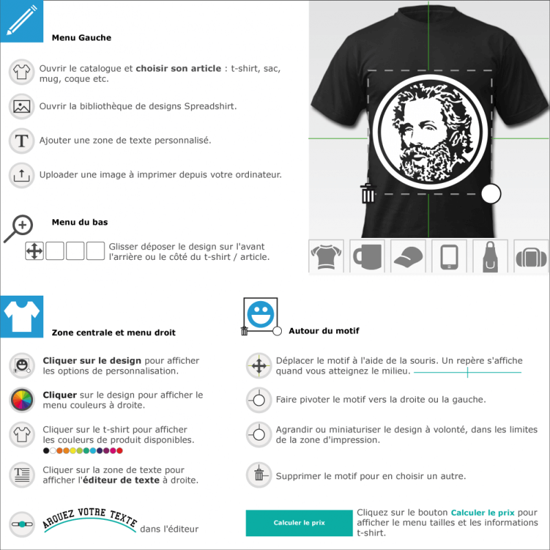 Imprimer votre tee shirt Herman Melville ngatif personnalis 