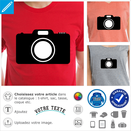 Appareil photo stylis, picto  imprimer en ligne.