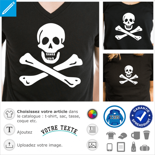 Acheter Drapeau Pirate Libre | Jolly Roger