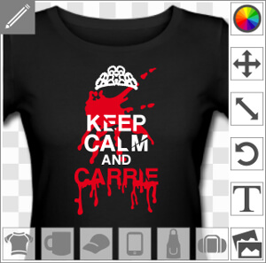 Keep calm and Carrie, parodie de Keep Calm and Carry on.