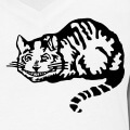 Chat du cheshire vectoriel spcial impression t-shirt.