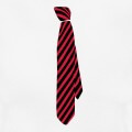 Cravate positionne de travers, motif fausse cravate personnalisable.