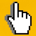 Cursor pointer, curseur en pixels en forme de main à personnaliser.