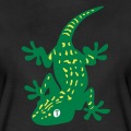 Gecko stylis dcor de taches rgulires.