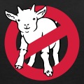 Parodie du logo Ghostbuster avec une chvre / goat au lieu du fantme de l'original.